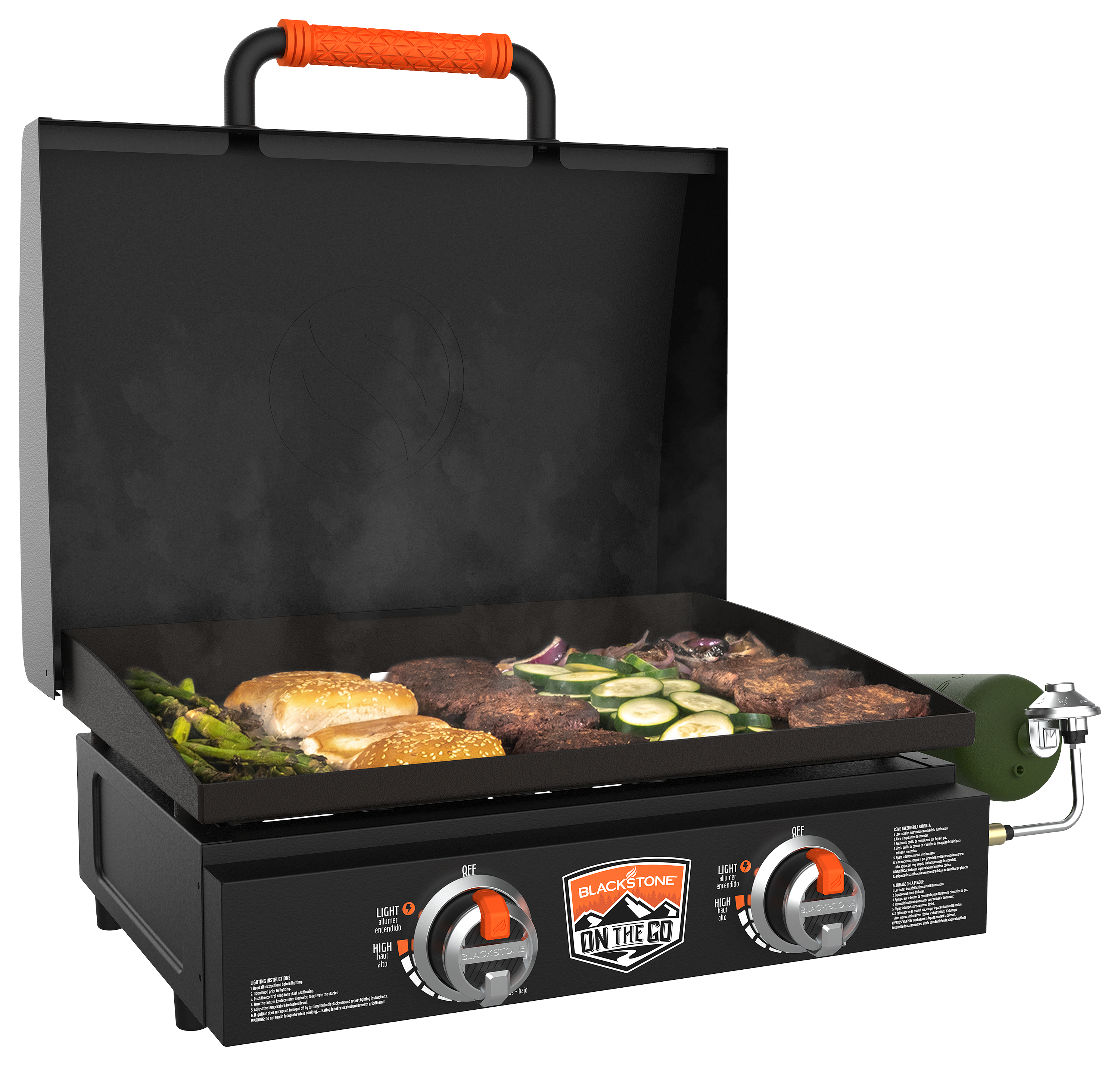 Blackstone OnTheGo 22" Tabletop Griddle with Hood Bass Pro Shops